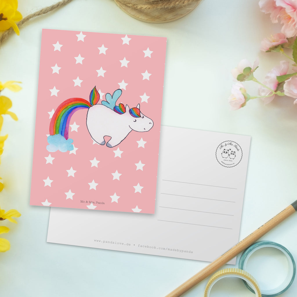 Postkarte Einhorn Pegasus Geschenkkarte, Grußkarte, Karte, Einladung, Ansichtskarte, Geburtstagskarte, Einladungskarte, Dankeskarte, Einhorn, Einhörner, Einhorn Deko, Pegasus, Unicorn, Regenbogen, Spielen, Realität, Glitzer, Erwachsenwerden