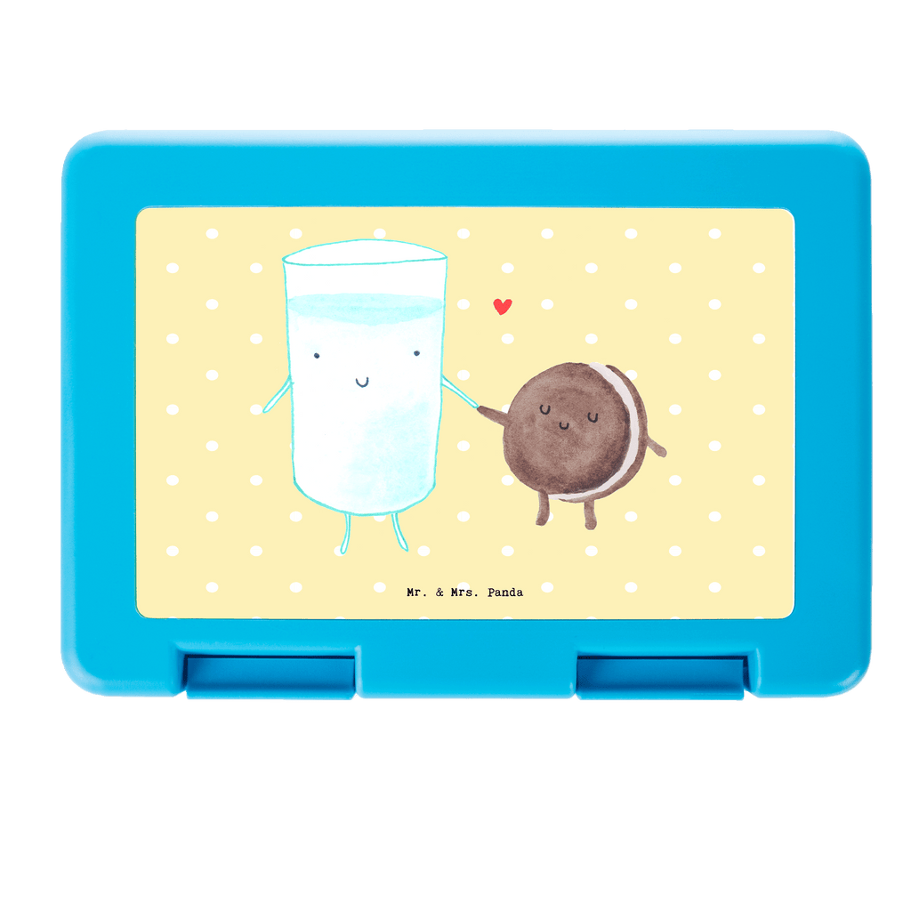Brotdose Milch & Keks Brotbox, Snackbox, Lunch box, Butterbrotdose, Brotzeitbox, Tiermotive, Gute Laune, lustige Sprüche, Tiere, Milk, Cookie, Milch, Keks, Kekse, Kaffee, Einladung Frühstück, Motiv süß, romantisch, perfektes Paar