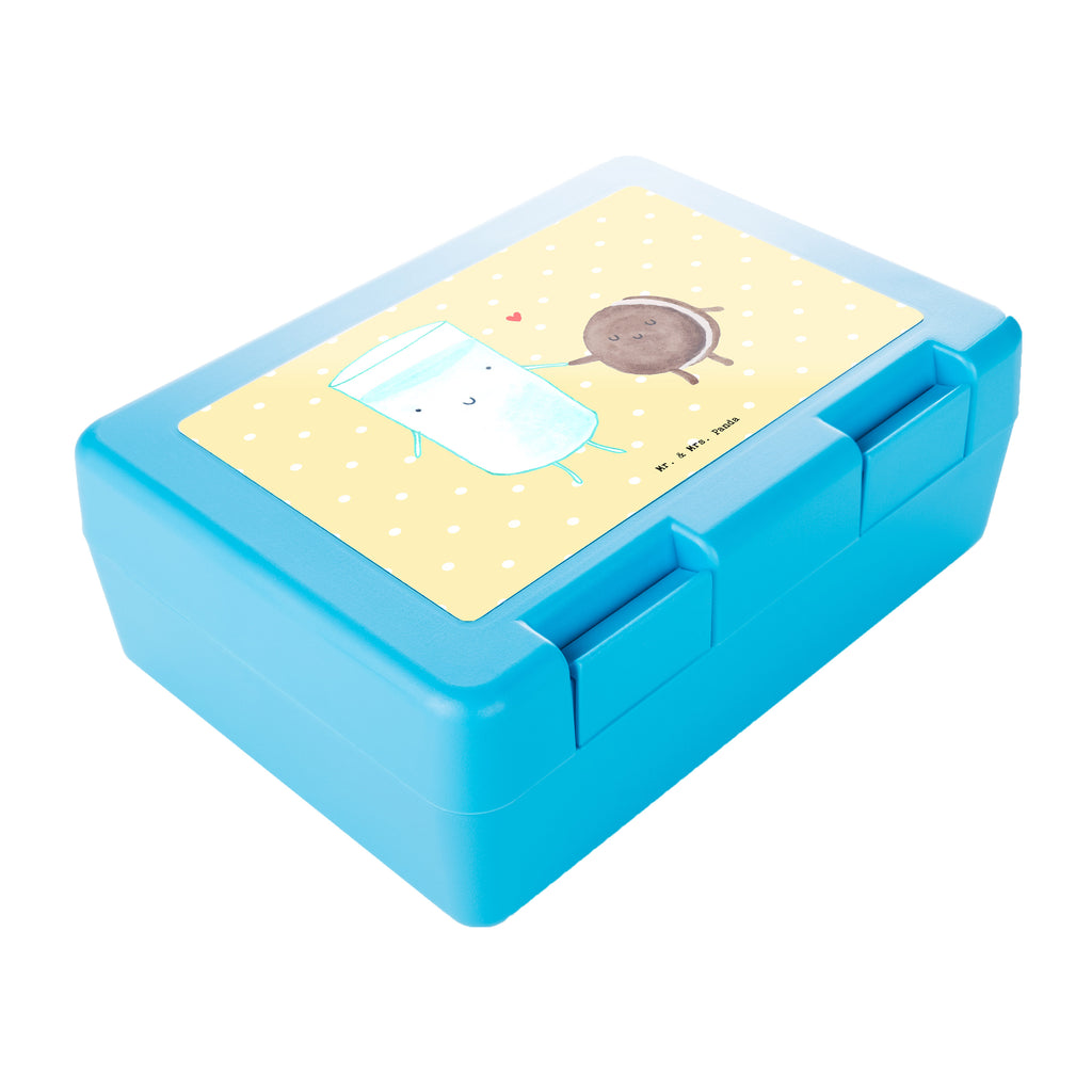 Brotdose Milch & Keks Brotbox, Snackbox, Lunch box, Butterbrotdose, Brotzeitbox, Tiermotive, Gute Laune, lustige Sprüche, Tiere, Milk, Cookie, Milch, Keks, Kekse, Kaffee, Einladung Frühstück, Motiv süß, romantisch, perfektes Paar
