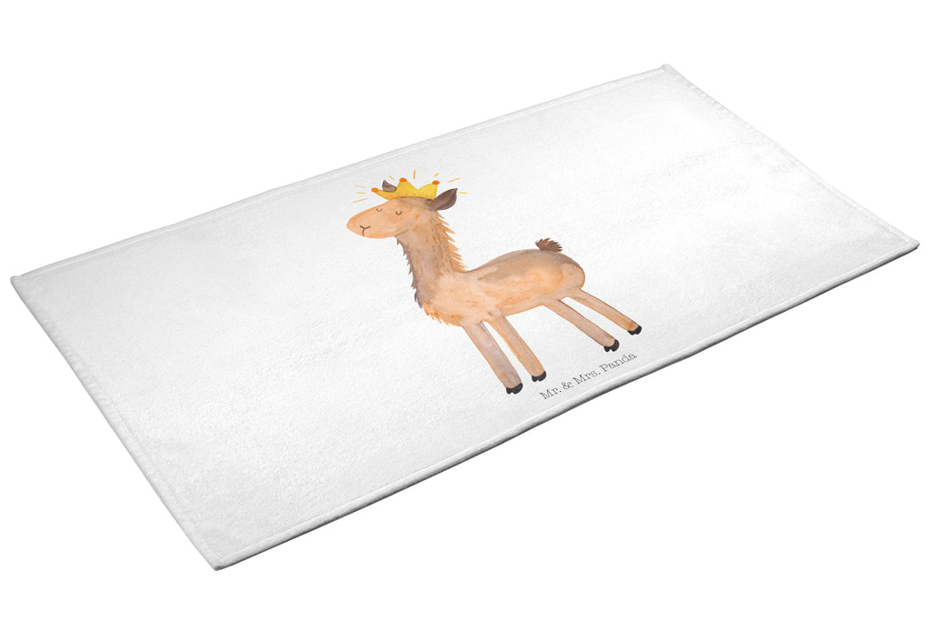 50 x 100 Handtuch Lama König Handtuch, Badehandtuch, Badezimmer, Handtücher, groß, Kinder, Baby, Lama, Alpaka, Lamas, König, Königin, Freundin, Mama, Papa, Büro Kollege, Kollegin, Chef, Vorgesetzter, Abi, Abitur