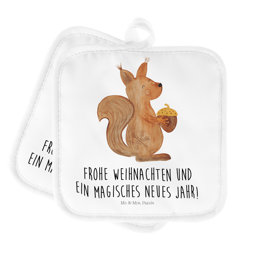 2er Set Topflappen  Eichhörnchen Weihnachtszeit Topflappen, Topfuntersetzer, Ofenhandschuh, Topflappen Set, Topflappen lustig, Topflappen mit Spruch, Winter, Weihnachten, Weihnachtsdeko, Nikolaus, Advent, Heiligabend, Wintermotiv, Frohe Weihnachten, Frohes neues Jahr, Guten Rutsch, Weihnachtsmotiv, Weihnachtsgruß, Neujahr, Vogel