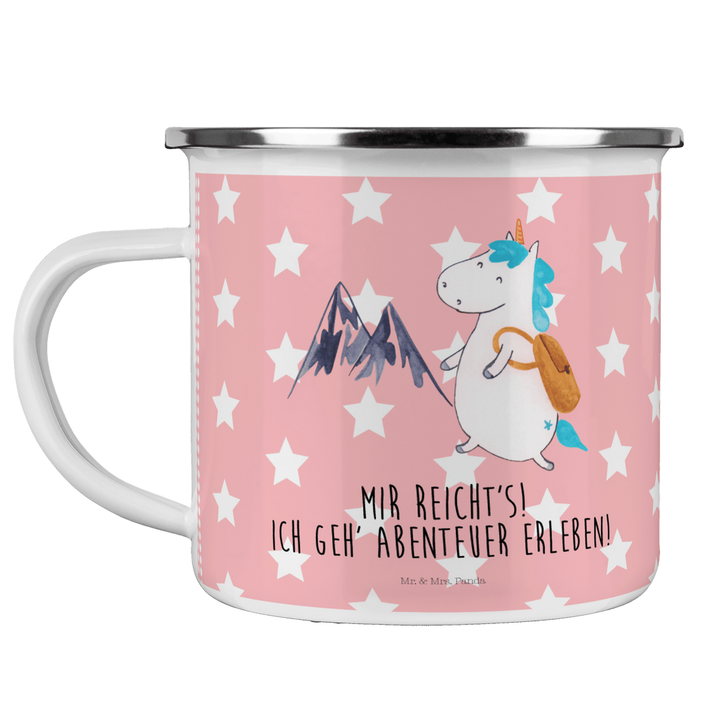 Camping Emaille Tasse Einhorn Bergsteiger Campingtasse, Trinkbecher, Metalltasse, Outdoor Tasse, Emaille Trinkbecher, Blechtasse Outdoor, Emaille Campingbecher, Edelstahl Trinkbecher, Metalltasse für Camping, Kaffee Blechtasse, Camping Tasse Metall, Einhorn, Einhörner, Einhorn Deko, Pegasus, Unicorn, Bergsteiger, Abenteuer, Berge, Abenteurer, Weltenbummler, Weltreise, Reisen, Urlaub, Entdecker