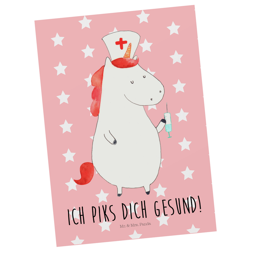 Postkarte Einhorn Krankenschwester Geschenkkarte, Grußkarte, Karte, Einladung, Ansichtskarte, Geburtstagskarte, Einladungskarte, Dankeskarte, Einhorn, Einhörner, Einhorn Deko, Pegasus, Unicorn, Krankenschwester Geschenk, Krankenpfleger Geschenk, Krankenpflegerin, Krankenschwester Dankeschön, Krankenhaus, Ärztin Geschenk