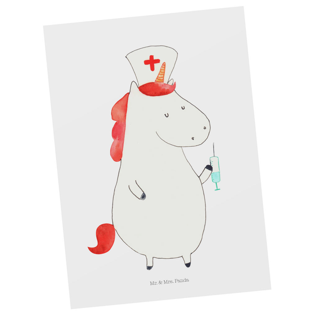 Postkarte Einhorn Krankenschwester Geschenkkarte, Grußkarte, Karte, Einladung, Ansichtskarte, Geburtstagskarte, Einladungskarte, Dankeskarte, Einhorn, Einhörner, Einhorn Deko, Pegasus, Unicorn, Krankenschwester Geschenk, Krankenpfleger Geschenk, Krankenpflegerin, Krankenschwester Dankeschön, Krankenhaus, Ärztin Geschenk