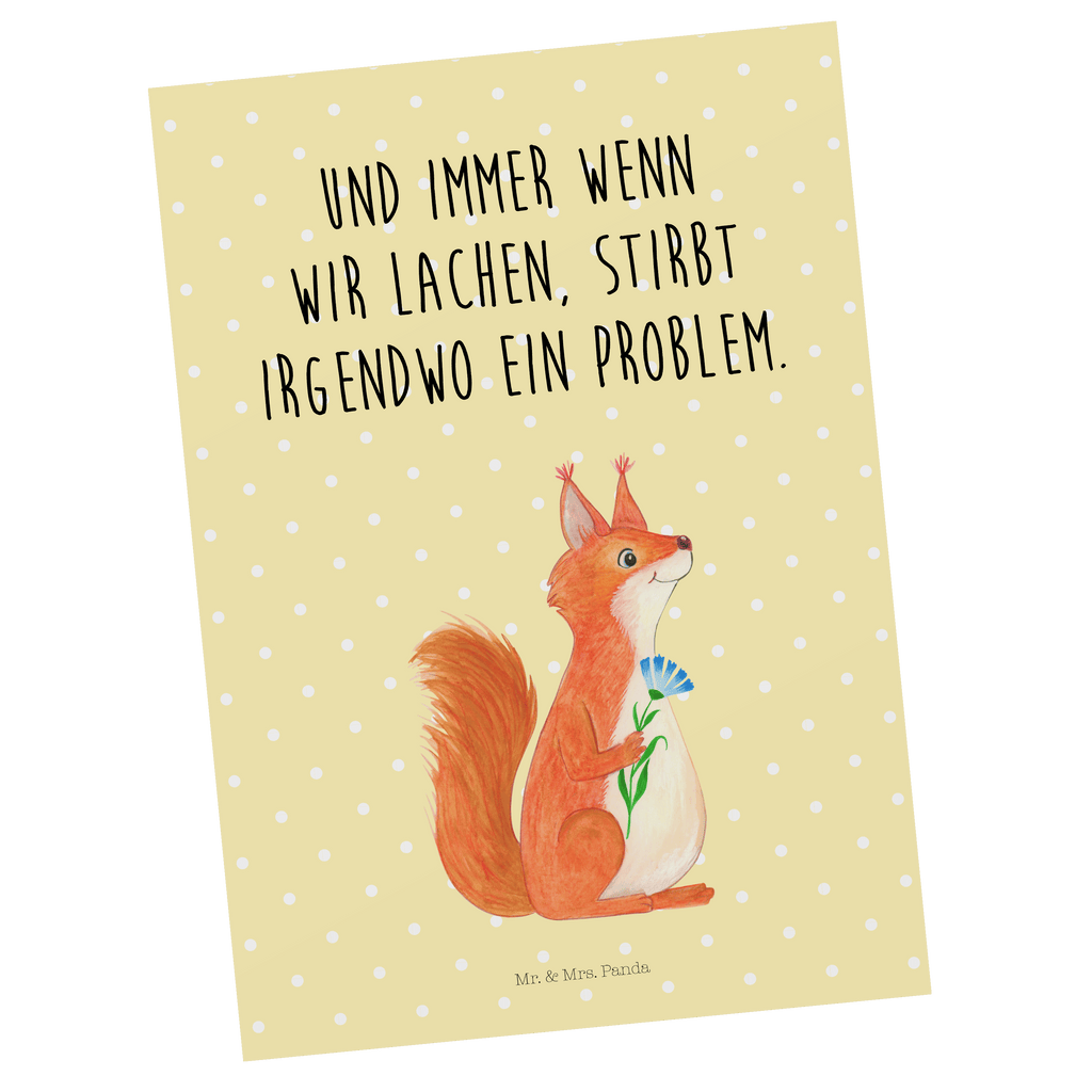 Postkarte Eichhörnchen Blume Geschenkkarte, Grußkarte, Karte, Einladung, Ansichtskarte, Geburtstagskarte, Einladungskarte, Dankeskarte, Tiermotive, Gute Laune, lustige Sprüche, Tiere, Eichhörnchen, Eichhorn, Spruch positiv, Lachen, Spaß, Motivation Sprüche, Motivation Bilder, glücklich Spruch, Spruch Deko