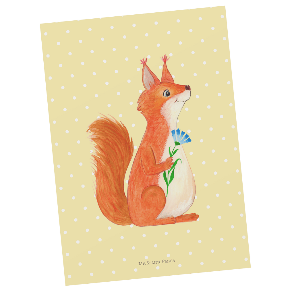 Postkarte Eichhörnchen Blume Geschenkkarte, Grußkarte, Karte, Einladung, Ansichtskarte, Geburtstagskarte, Einladungskarte, Dankeskarte, Tiermotive, Gute Laune, lustige Sprüche, Tiere, Eichhörnchen, Eichhorn, Spruch positiv, Lachen, Spaß, Motivation Sprüche, Motivation Bilder, glücklich Spruch, Spruch Deko