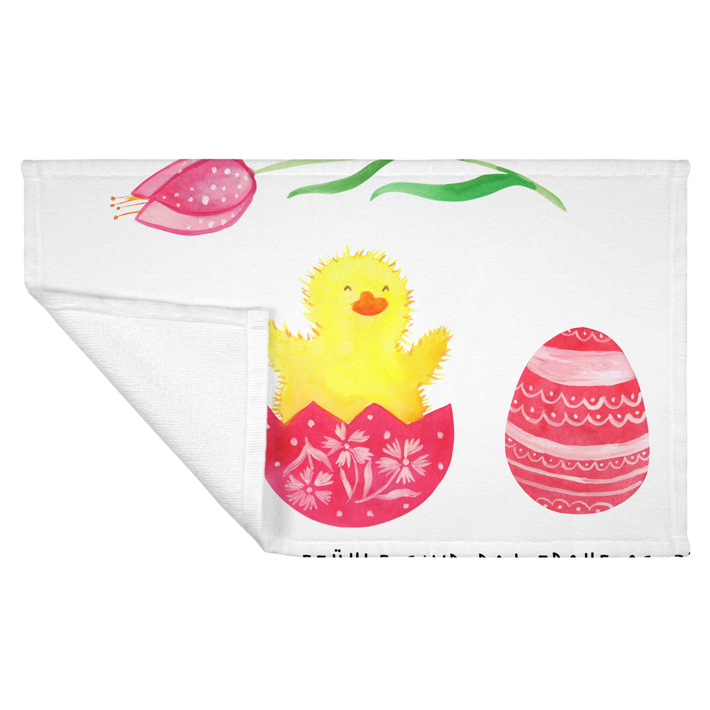 Gäste Handtuch Küken geschlüpft Gästetuch, Reisehandtuch, Sport Handtuch, Frottier, Kinder Handtuch, Ostern, Osterhase, Ostergeschenke, Osternest, Osterdeko, Geschenk zu Ostern, Küken, Osterei, Ostereier, Ei, Frühlingsgefühle, Freude, Grüße, liebe Grüße, Frohe Ostern, Ostergrüße