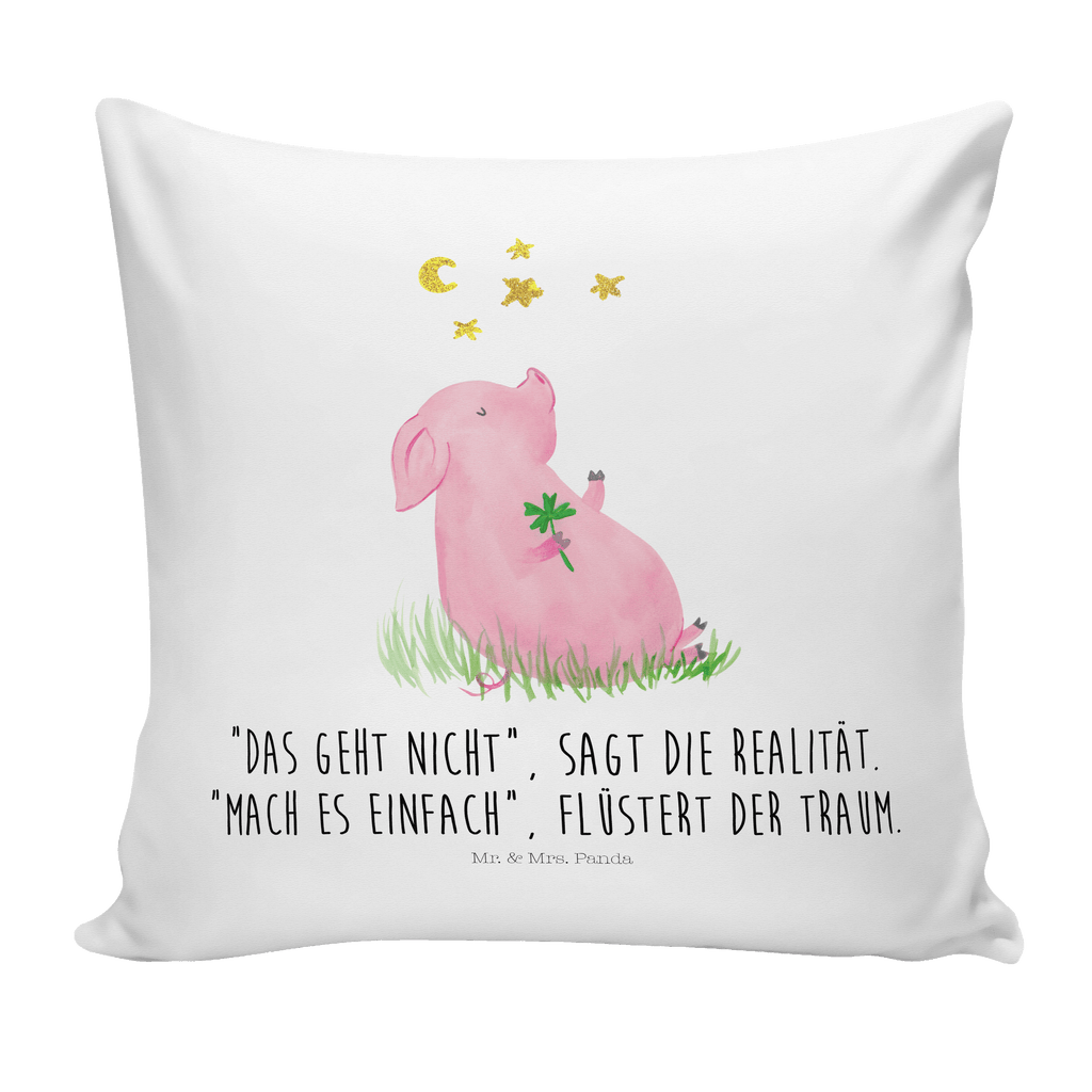 40x40 Kissen Glücksschwein Kissenhülle, Kopfkissen, Sofakissen, Dekokissen, Motivkissen, Tiermotive, Gute Laune, lustige Sprüche, Tiere, Glücksschwein. Glück, Schwein, Schweinchen, Sterne, Sernchen, Ziele, Träume, Motivation, Glücksbringer