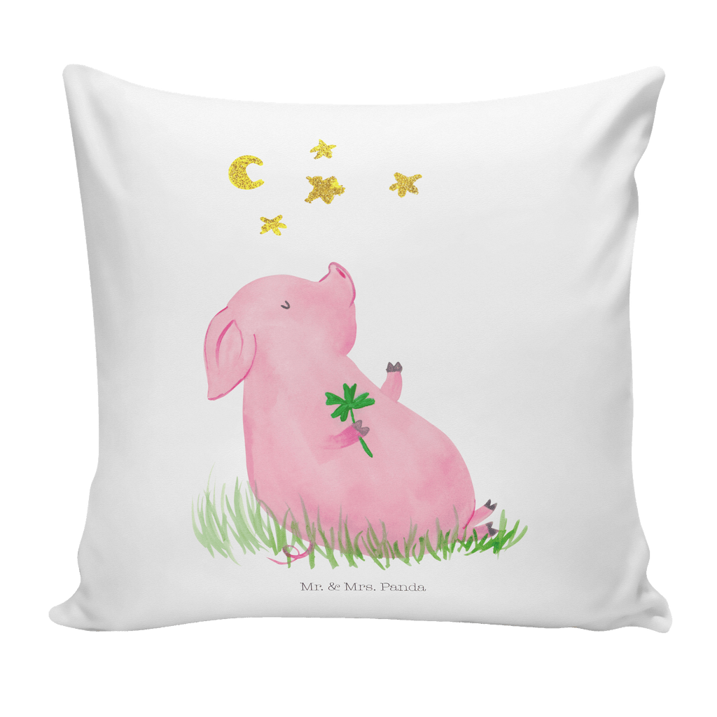 40x40 Kissen Glücksschwein Kissenhülle, Kopfkissen, Sofakissen, Dekokissen, Motivkissen, Tiermotive, Gute Laune, lustige Sprüche, Tiere, Glücksschwein. Glück, Schwein, Schweinchen, Sterne, Sernchen, Ziele, Träume, Motivation, Glücksbringer
