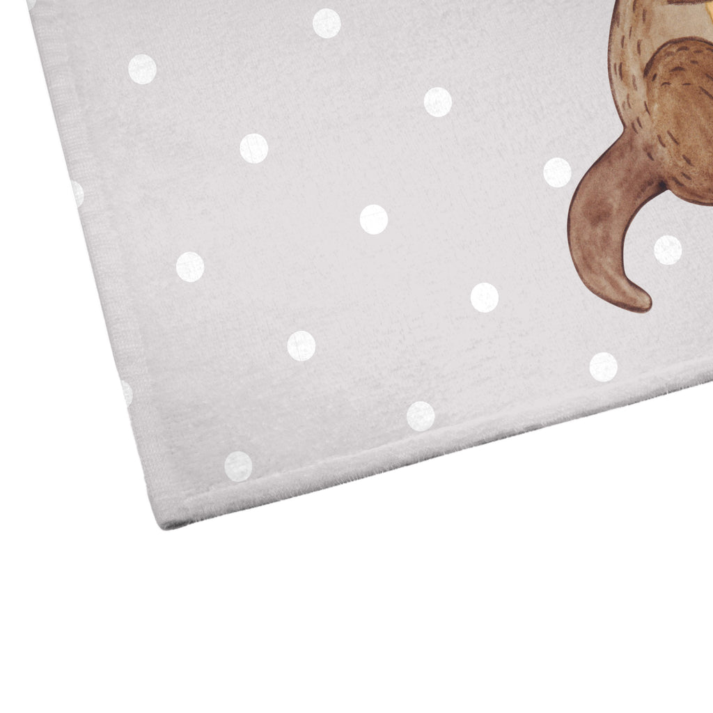 70 x 140 Handtuch Otter Blumenstrauß Duschtuch, Badetuch, Strandtuch, Saunatuch, Kinder Handtuch, Otter, Fischotter, Seeotter, Otter Seeotter See Otter