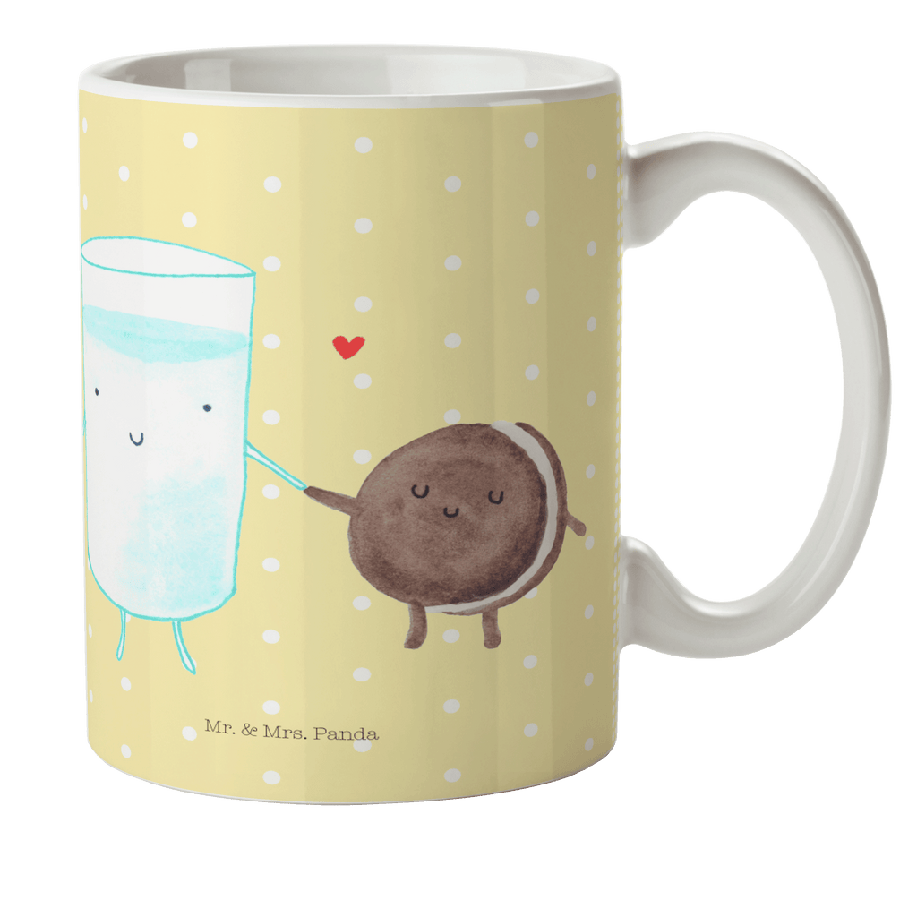 Kindertasse Milch & Keks Kunststoff Tasse, Kindergarten, Tasse, Trinkbecher, Camping Becher, Kaffeetasse, Kunststoffbecher, Kindergartenbecher, Outdoorgeschirr, Kunststoffgeschirr, Reisebecher, Reisetasse, Kinderbecher, Tiermotive, Gute Laune, lustige Sprüche, Tiere, Milk, Cookie, Milch, Keks, Kekse, Kaffee, Einladung Frühstück, Motiv süß, romantisch, perfektes Paar