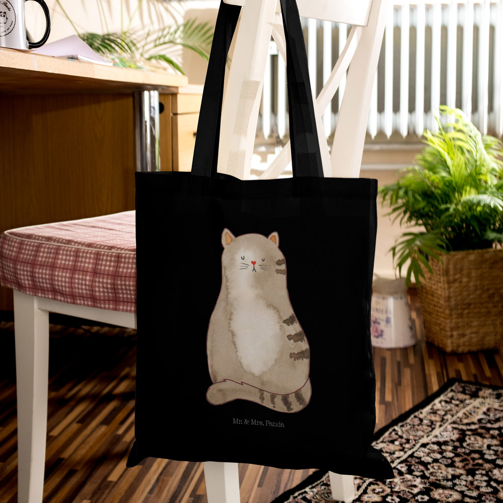 Tragetasche Katze sitzend Beuteltasche, Beutel, Einkaufstasche, Jutebeutel, Stoffbeutel, Katze, Katzenmotiv, Katzenfan, Katzendeko, Katzenfreund, Katzenliebhaber, Katzenprodukte, Katzenartikel, Katzenaccessoires, Katzensouvenirs, Katzenliebhaberprodukte, Katzenmotive, Katzen, Kater, Mietze, Cat, Cats, Katzenhalter, Katzenbesitzerin, Haustier, Katzenliebe, Lebensinhalt, Liebe, Mittelpunkt, Familie