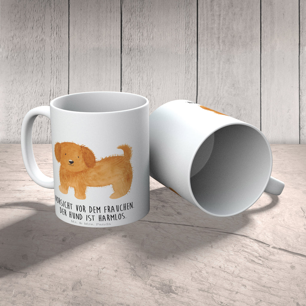 Tasse Hund flauschig Hund, Hunde, Frauchen, Hundemama, Hundebesitzer, Hundeliebe Becher, Kaffeetasse, Kaffeebecher, Tee, Frühstück, Büro  Hund, Hundemotiv, Haustier, Hunderasse, Tierliebhaber, Hundebesitzer, Sprüche