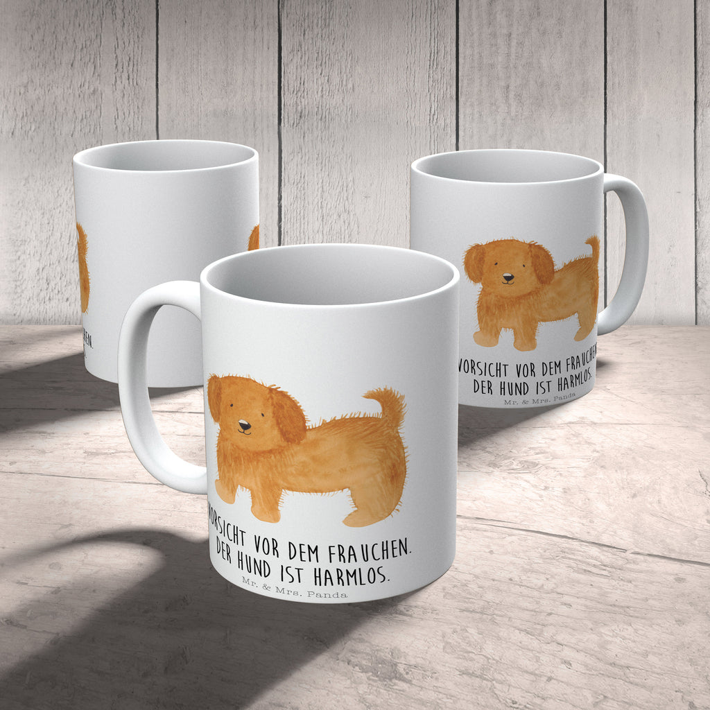 Tasse Hund flauschig Hund, Hunde, Frauchen, Hundemama, Hundebesitzer, Hundeliebe Becher, Kaffeetasse, Kaffeebecher, Tee, Frühstück, Büro  Hund, Hundemotiv, Haustier, Hunderasse, Tierliebhaber, Hundebesitzer, Sprüche