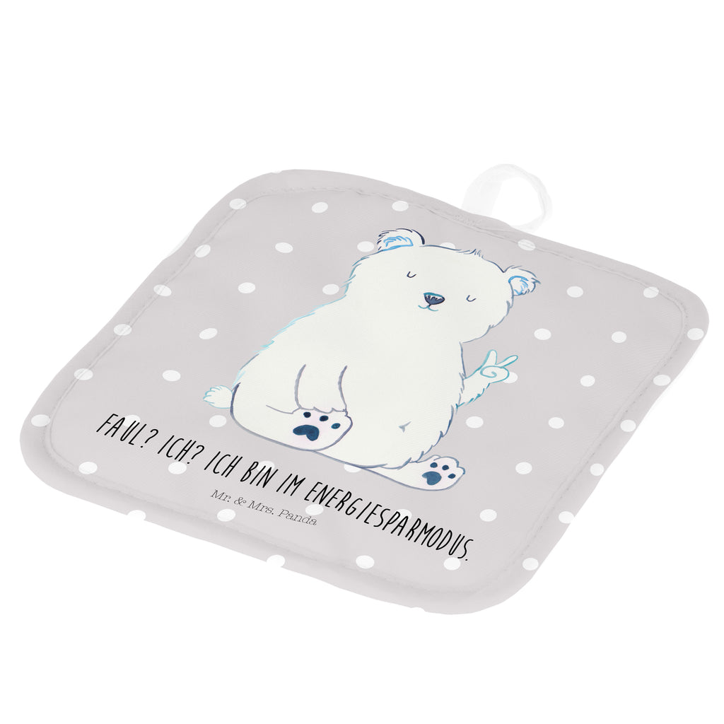 2er Set Topflappen  Eisbär Faul Topflappen, Topfuntersetzer, Ofenhandschuh, Topflappen Set, Topflappen lustig, Topflappen mit Spruch, Bär, Teddy, Teddybär, Eisbär, Nordpol, Faul, Entspannen, Relaxen, Büro, Arbeit, Bürojob, Arbeitsplatz, Homeoffice