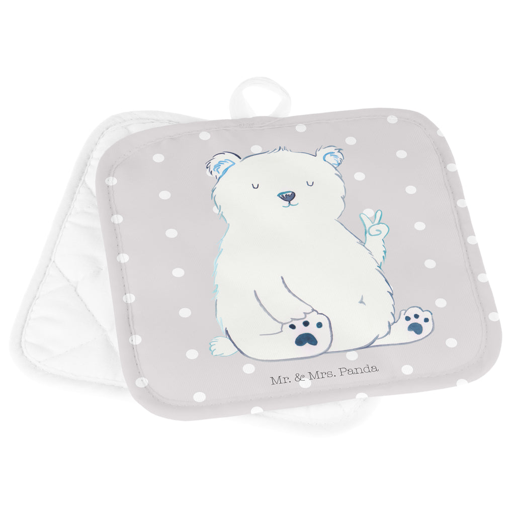 2er Set Topflappen  Eisbär Faul Topflappen, Topfuntersetzer, Ofenhandschuh, Topflappen Set, Topflappen lustig, Topflappen mit Spruch, Bär, Teddy, Teddybär, Eisbär, Nordpol, Faul, Entspannen, Relaxen, Büro, Arbeit, Bürojob, Arbeitsplatz, Homeoffice