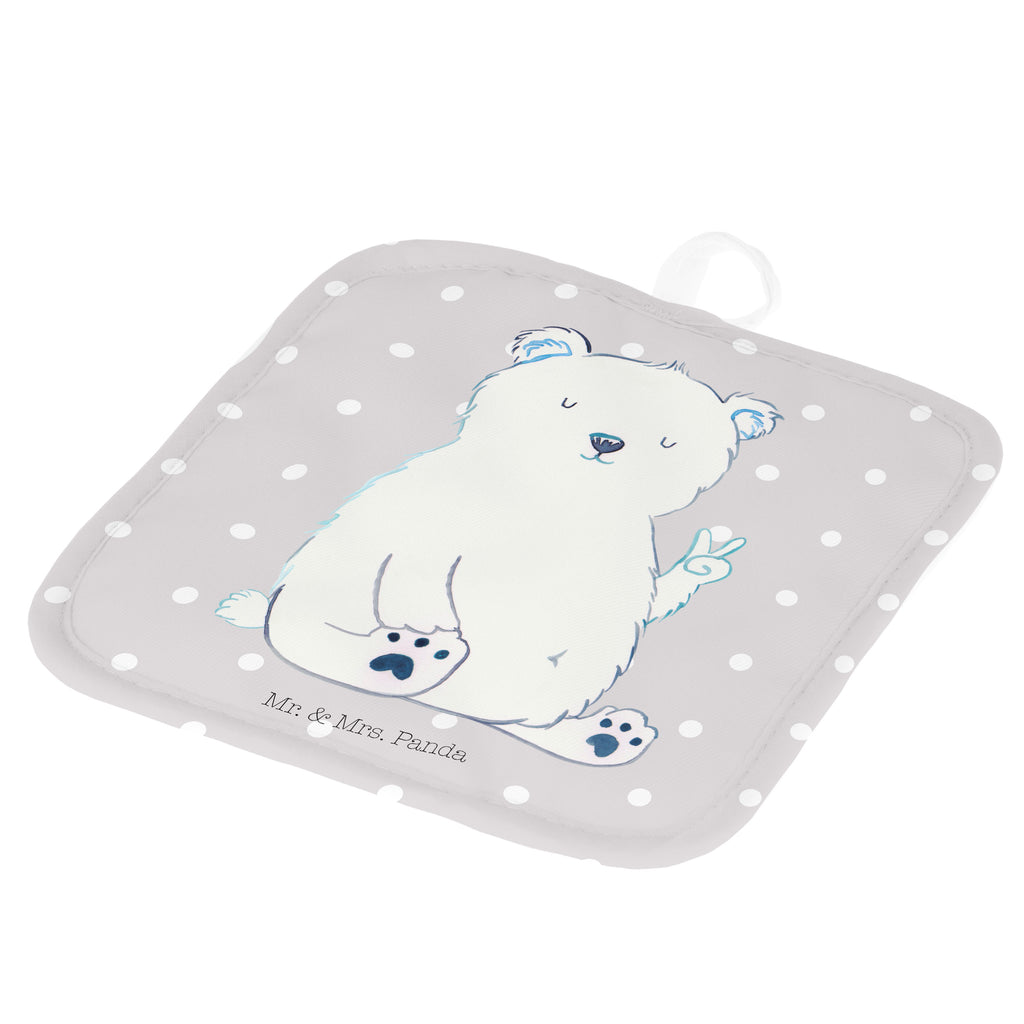 2er Set Topflappen  Eisbär Faul Topflappen, Topfuntersetzer, Ofenhandschuh, Topflappen Set, Topflappen lustig, Topflappen mit Spruch, Bär, Teddy, Teddybär, Eisbär, Nordpol, Faul, Entspannen, Relaxen, Büro, Arbeit, Bürojob, Arbeitsplatz, Homeoffice