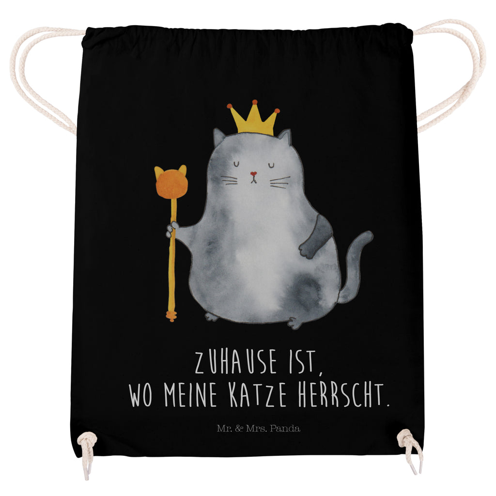 Sportbeutel Katzen Koenig Turnbeutel, Beutel, Sporttasche, Tasche, Stoffbeutel, Katze, Katzenmotiv, Katzenfan, Katzendeko, Katzenfreund, Katzenliebhaber, Katzenprodukte, Katzenartikel, Katzenaccessoires, Katzensouvenirs, Katzenliebhaberprodukte, Katzenmotive, Katzen, Kater, Mietze, Cat, Cats, Katzenhalter, Katzenbesitzerin, Haustier, König, Königin, Queen, Familie, Mietzhaus, Wohnung, erste eigenen Wohnung, Umzug, Einzug