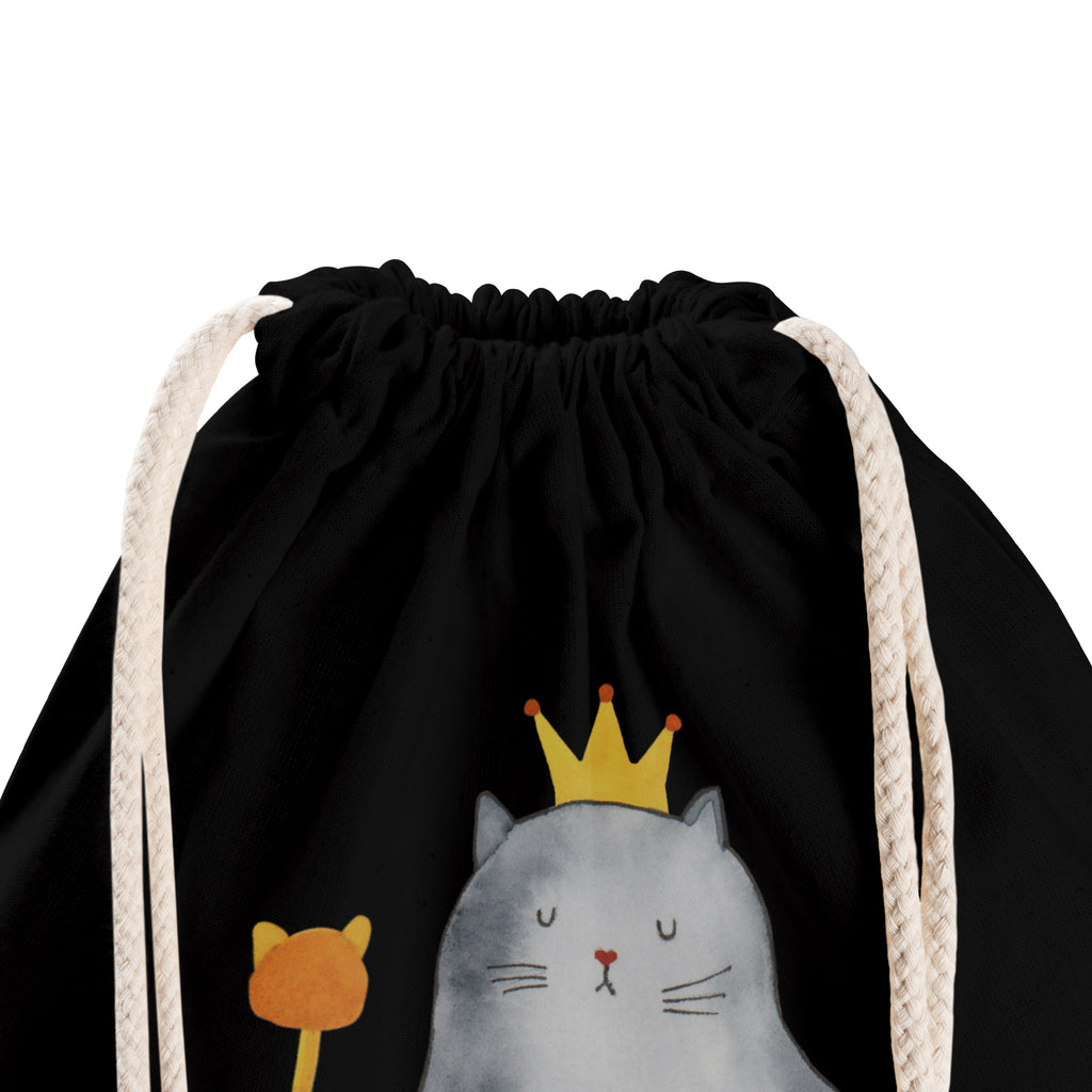 Sportbeutel Katzen Koenig Turnbeutel, Beutel, Sporttasche, Tasche, Stoffbeutel, Katze, Katzenmotiv, Katzenfan, Katzendeko, Katzenfreund, Katzenliebhaber, Katzenprodukte, Katzenartikel, Katzenaccessoires, Katzensouvenirs, Katzenliebhaberprodukte, Katzenmotive, Katzen, Kater, Mietze, Cat, Cats, Katzenhalter, Katzenbesitzerin, Haustier, König, Königin, Queen, Familie, Mietzhaus, Wohnung, erste eigenen Wohnung, Umzug, Einzug