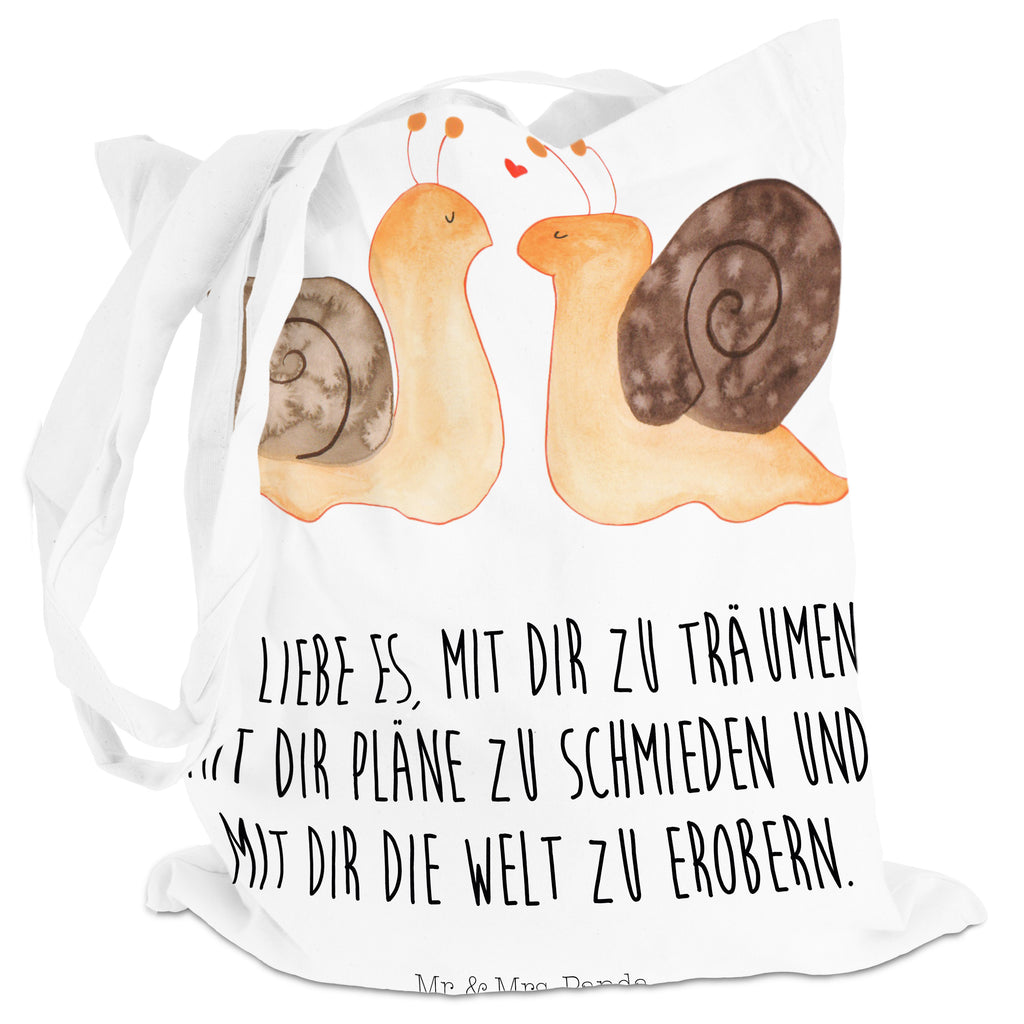 Tragetasche Schnecken Liebe Beuteltasche, Beutel, Einkaufstasche, Jutebeutel, Stoffbeutel, Liebe, Partner, Freund, Freundin, Ehemann, Ehefrau, Heiraten, Verlobung, Heiratsantrag, Liebesgeschenk, Jahrestag, Hocheitstag