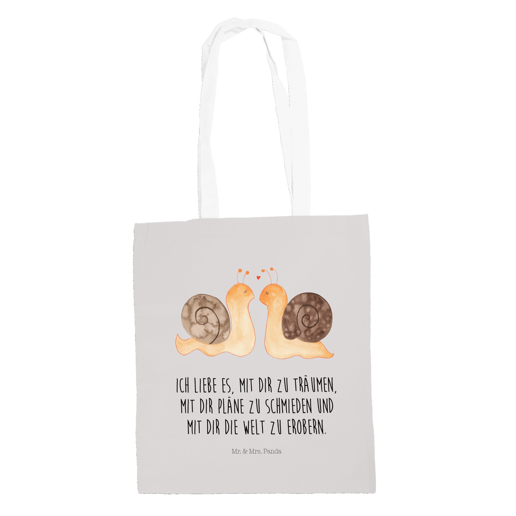 Tragetasche Schnecken Liebe Beuteltasche, Beutel, Einkaufstasche, Jutebeutel, Stoffbeutel, Liebe, Partner, Freund, Freundin, Ehemann, Ehefrau, Heiraten, Verlobung, Heiratsantrag, Liebesgeschenk, Jahrestag, Hocheitstag