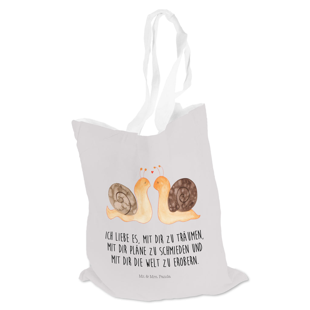 Tragetasche Schnecken Liebe Beuteltasche, Beutel, Einkaufstasche, Jutebeutel, Stoffbeutel, Liebe, Partner, Freund, Freundin, Ehemann, Ehefrau, Heiraten, Verlobung, Heiratsantrag, Liebesgeschenk, Jahrestag, Hocheitstag