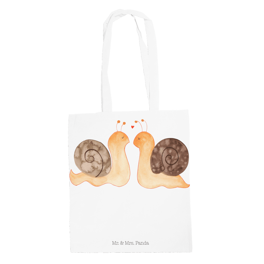 Tragetasche Schnecken Liebe Beuteltasche, Beutel, Einkaufstasche, Jutebeutel, Stoffbeutel, Liebe, Partner, Freund, Freundin, Ehemann, Ehefrau, Heiraten, Verlobung, Heiratsantrag, Liebesgeschenk, Jahrestag, Hocheitstag