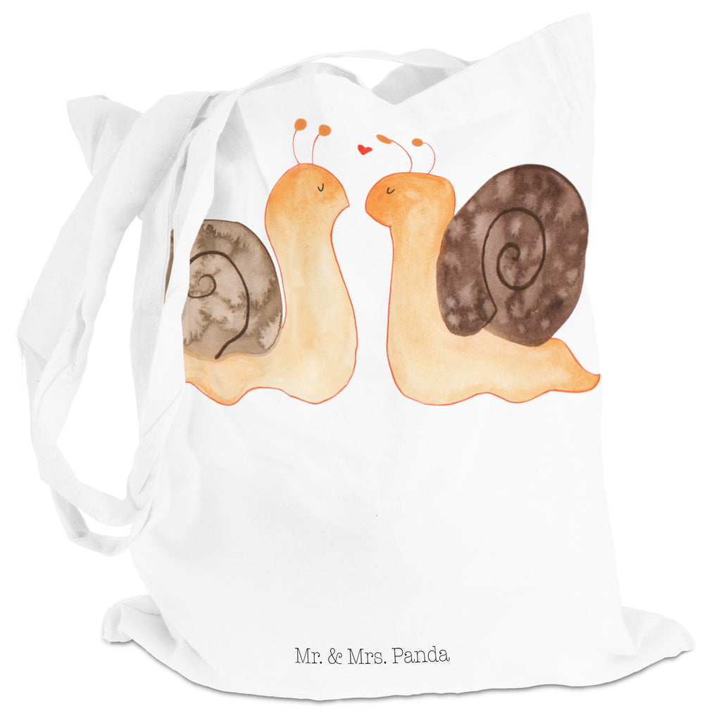 Tragetasche Schnecken Liebe Beuteltasche, Beutel, Einkaufstasche, Jutebeutel, Stoffbeutel, Liebe, Partner, Freund, Freundin, Ehemann, Ehefrau, Heiraten, Verlobung, Heiratsantrag, Liebesgeschenk, Jahrestag, Hocheitstag