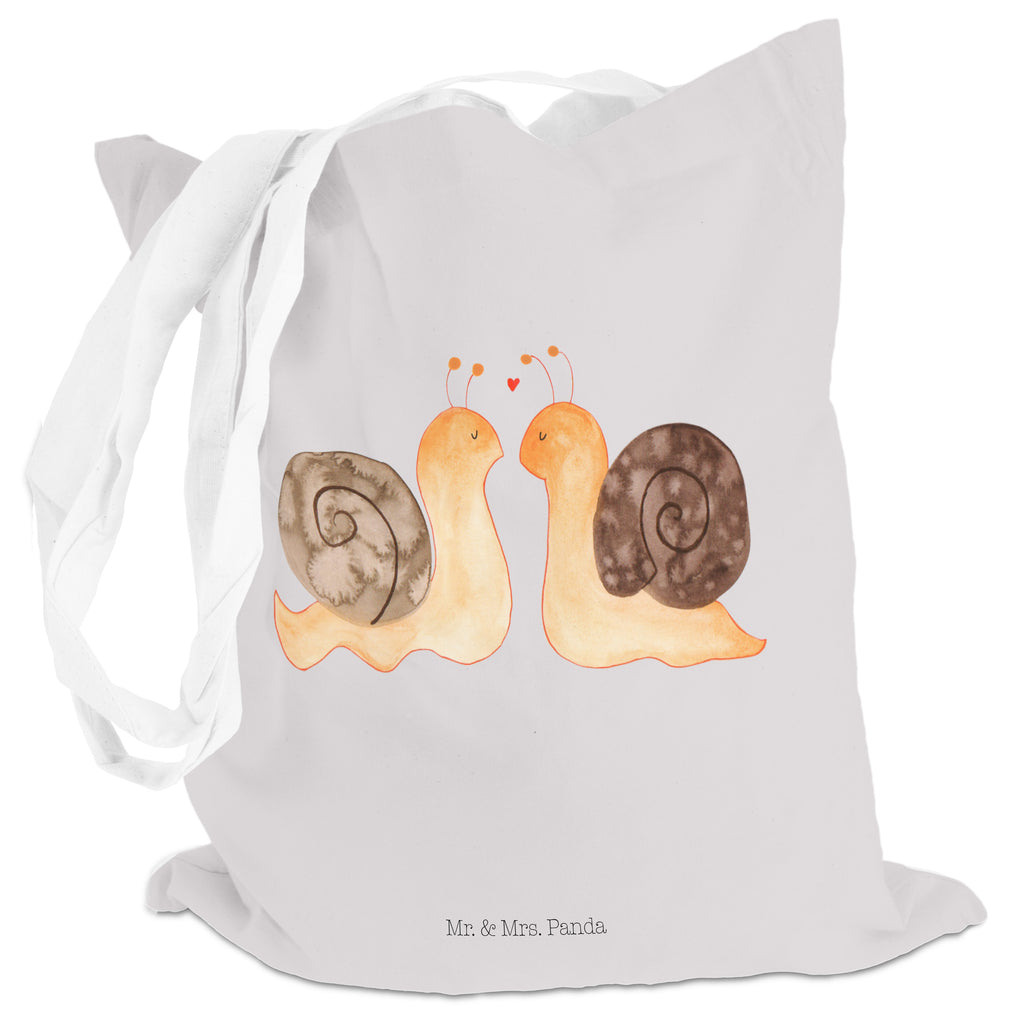 Tragetasche Schnecken Liebe Beuteltasche, Beutel, Einkaufstasche, Jutebeutel, Stoffbeutel, Liebe, Partner, Freund, Freundin, Ehemann, Ehefrau, Heiraten, Verlobung, Heiratsantrag, Liebesgeschenk, Jahrestag, Hocheitstag