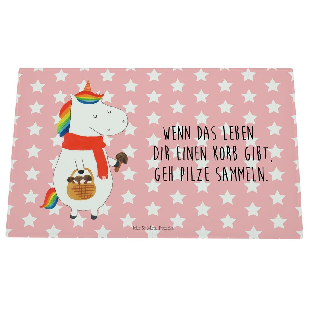 Medium Glas Schneidbrett Einhorn Pilz Glasschneidebrett, Schneidebrett, Einhorn, Einhörner, Einhorn Deko, Pegasus, Unicorn, Pilze, Pilzsammler, Motivation, Spruch, Liebeskummer