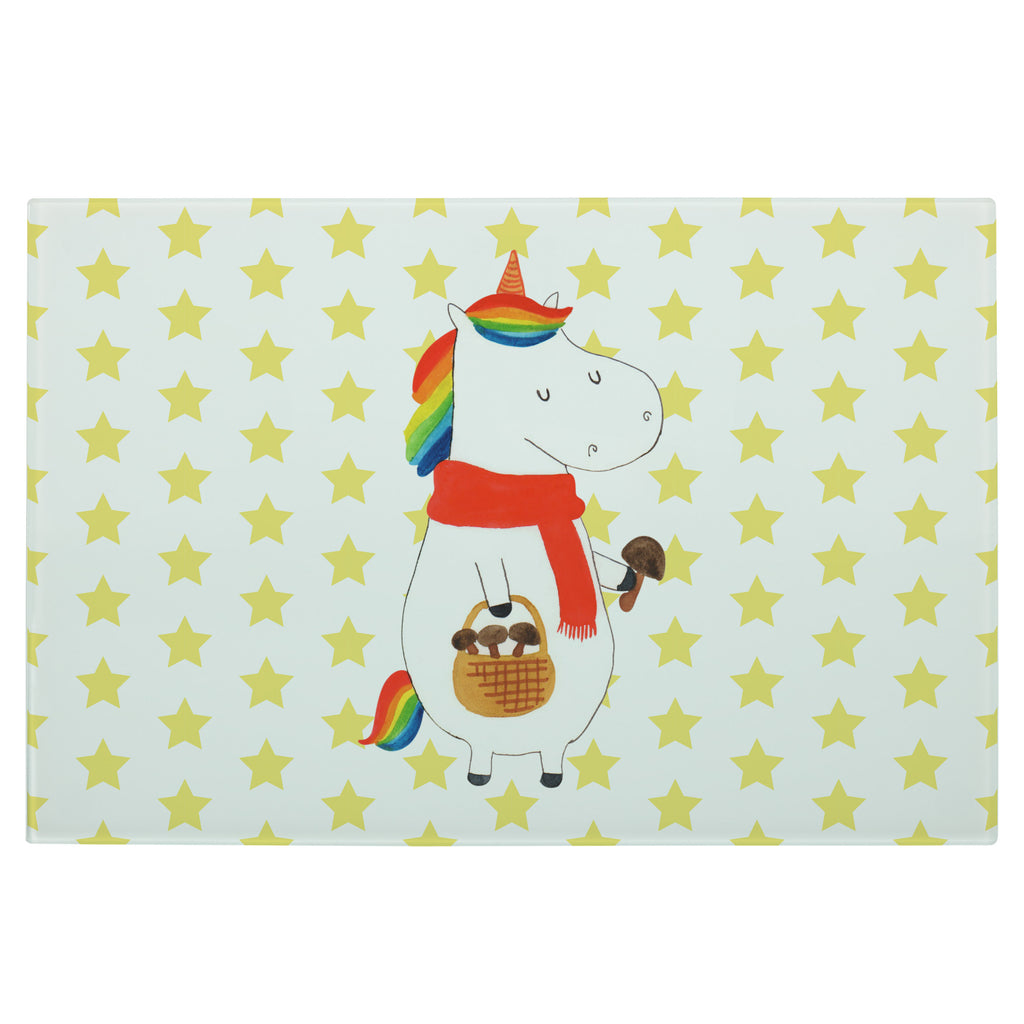 Medium Glas Schneidbrett Einhorn Pilz Glasschneidebrett, Schneidebrett, Einhorn, Einhörner, Einhorn Deko, Pegasus, Unicorn, Pilze, Pilzsammler, Motivation, Spruch, Liebeskummer