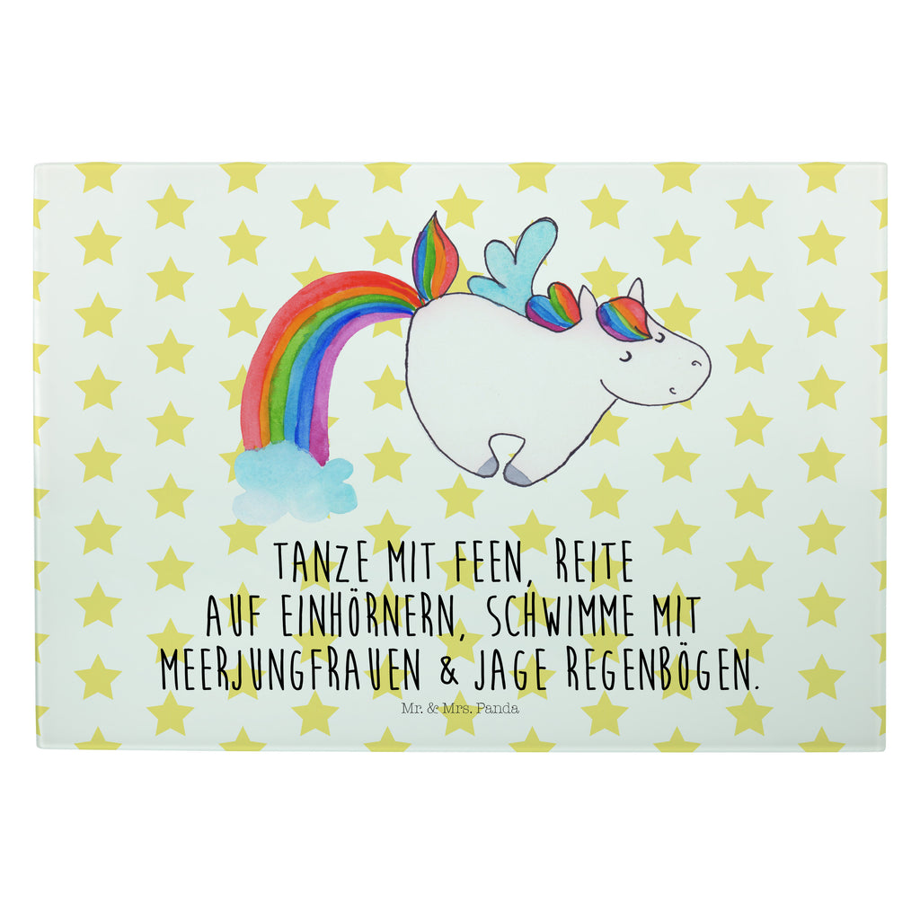 XL Glas Schneidbrett Einhorn Pegasus Glasschneidebrett, Schneidebrett, Frühstücksbrett, Küche, Einhorn, Einhörner, Einhorn Deko, Pegasus, Unicorn, Regenbogen, Spielen, Realität, Glitzer, Erwachsenwerden