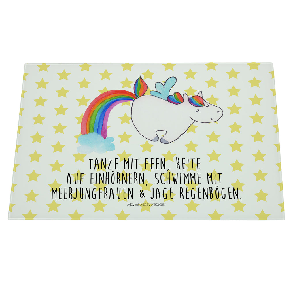 XL Glas Schneidbrett Einhorn Pegasus Glasschneidebrett, Schneidebrett, Frühstücksbrett, Küche, Einhorn, Einhörner, Einhorn Deko, Pegasus, Unicorn, Regenbogen, Spielen, Realität, Glitzer, Erwachsenwerden