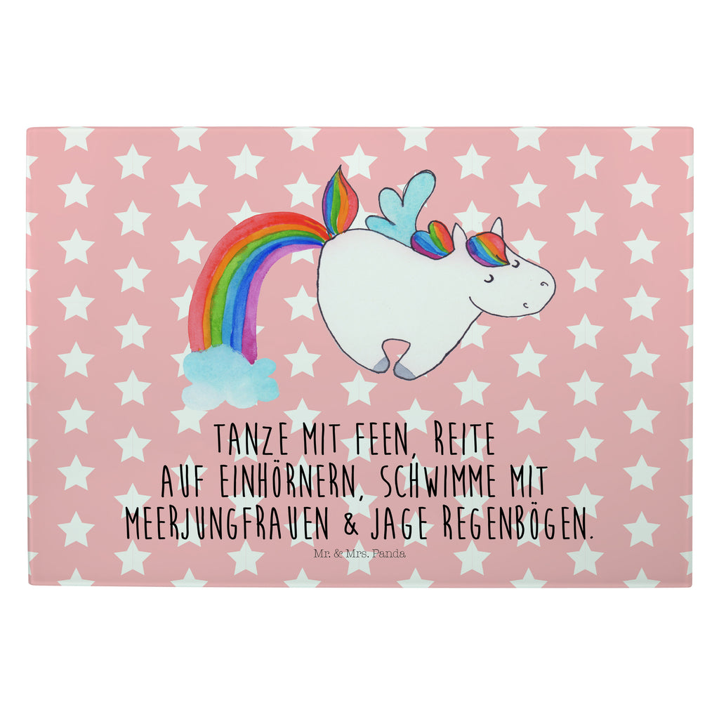 XL Glas Schneidbrett Einhorn Pegasus Glasschneidebrett, Schneidebrett, Frühstücksbrett, Küche, Einhorn, Einhörner, Einhorn Deko, Pegasus, Unicorn, Regenbogen, Spielen, Realität, Glitzer, Erwachsenwerden