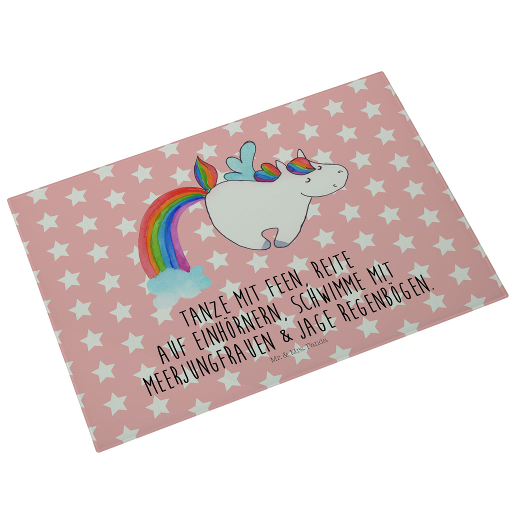 XL Glas Schneidbrett Einhorn Pegasus Glasschneidebrett, Schneidebrett, Frühstücksbrett, Küche, Einhorn, Einhörner, Einhorn Deko, Pegasus, Unicorn, Regenbogen, Spielen, Realität, Glitzer, Erwachsenwerden