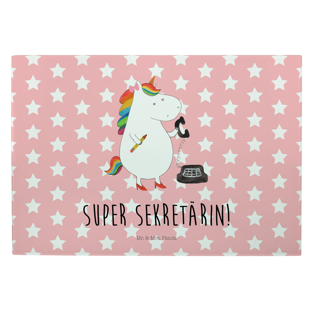 XL Glas Schneidbrett Einhorn Sekretärin Glasschneidebrett, Schneidebrett, Frühstücksbrett, Küche, Einhorn, Einhörner, Einhorn Deko, Pegasus, Unicorn, Sekretärin, Büro, Rechtsanwältin, Rechtsanwaltsgehilfin, Steuerbüro, Steuerkanzlei, Bürokraft, Bürohilfe