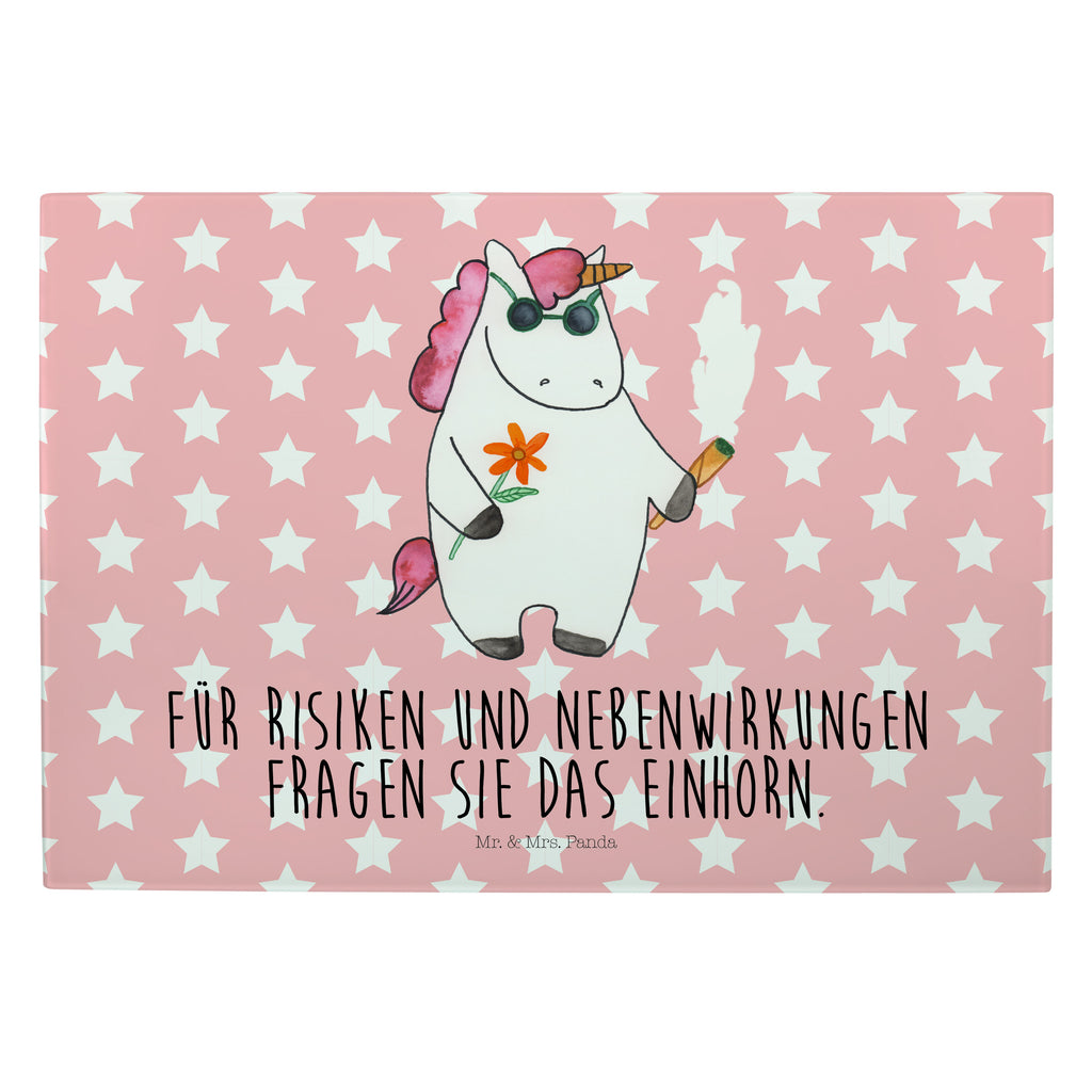 XL Glas Schneidbrett Einhorn Woodstock Glasschneidebrett, Schneidebrett, Frühstücksbrett, Küche, Einhorn, Einhörner, Einhorn Deko, Pegasus, Unicorn, Kiffen, Joint, Zigarette, Alkohol, Party, Spaß. lustig, witzig, Woodstock