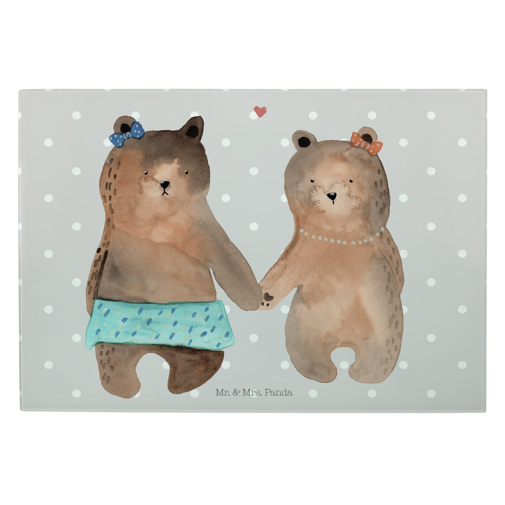 XL Glas Schneidbrett Bär Freundin Glasschneidebrett, Schneidebrett, Frühstücksbrett, Küche, Bär, Teddy, Teddybär, Bär Freundin Beste Freund Liebe Liebesbeweis Verliebt Kumpel Kumpeliene
