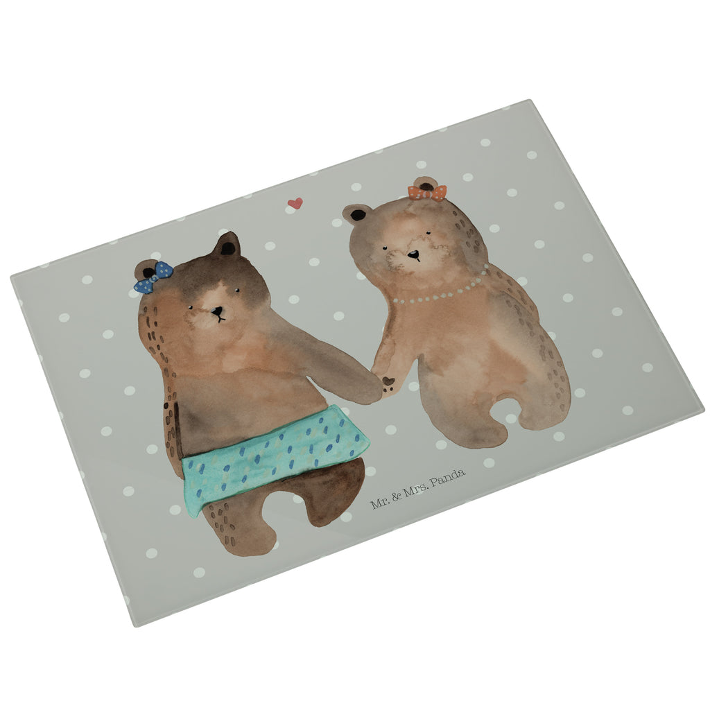 XL Glas Schneidbrett Bär Freundin Glasschneidebrett, Schneidebrett, Frühstücksbrett, Küche, Bär, Teddy, Teddybär, Bär Freundin Beste Freund Liebe Liebesbeweis Verliebt Kumpel Kumpeliene