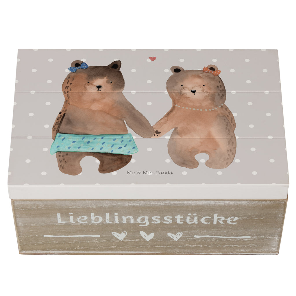 Holzkiste Bär Freundin Holzkiste, Kiste, Schatzkiste, Truhe, Schatulle, XXL, Erinnerungsbox, Erinnerungskiste, Dekokiste, Aufbewahrungsbox, Bär, Teddy, Teddybär, Bär Freundin Beste Freund Liebe Liebesbeweis Verliebt Kumpel Kumpeliene