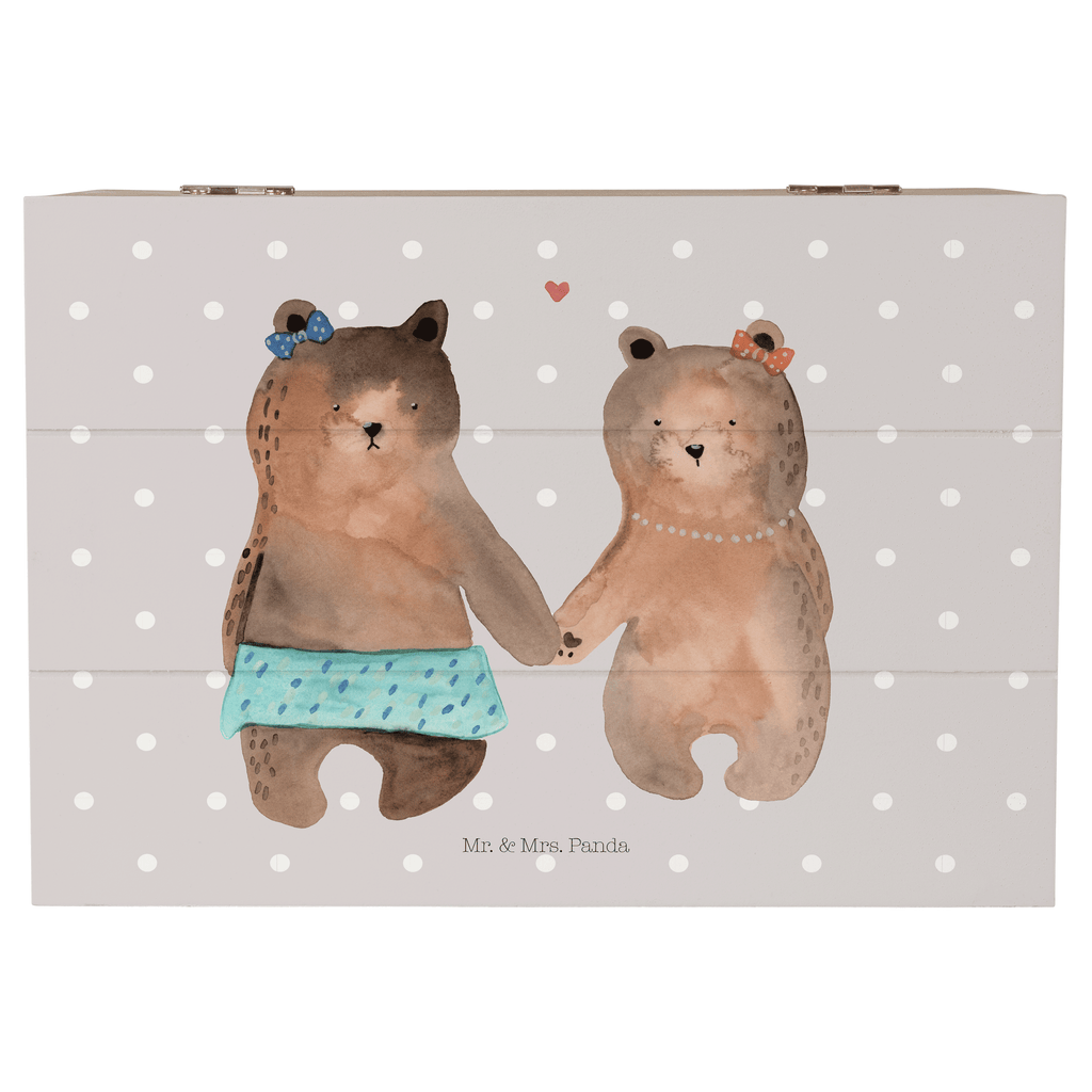 Holzkiste Bär Freundin Holzkiste, Kiste, Schatzkiste, Truhe, Schatulle, XXL, Erinnerungsbox, Erinnerungskiste, Dekokiste, Aufbewahrungsbox, Bär, Teddy, Teddybär, Bär Freundin Beste Freund Liebe Liebesbeweis Verliebt Kumpel Kumpeliene