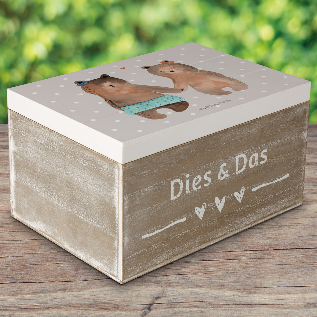 Holzkiste Bär Freundin Holzkiste, Kiste, Schatzkiste, Truhe, Schatulle, XXL, Erinnerungsbox, Erinnerungskiste, Dekokiste, Aufbewahrungsbox, Bär, Teddy, Teddybär, Bär Freundin Beste Freund Liebe Liebesbeweis Verliebt Kumpel Kumpeliene