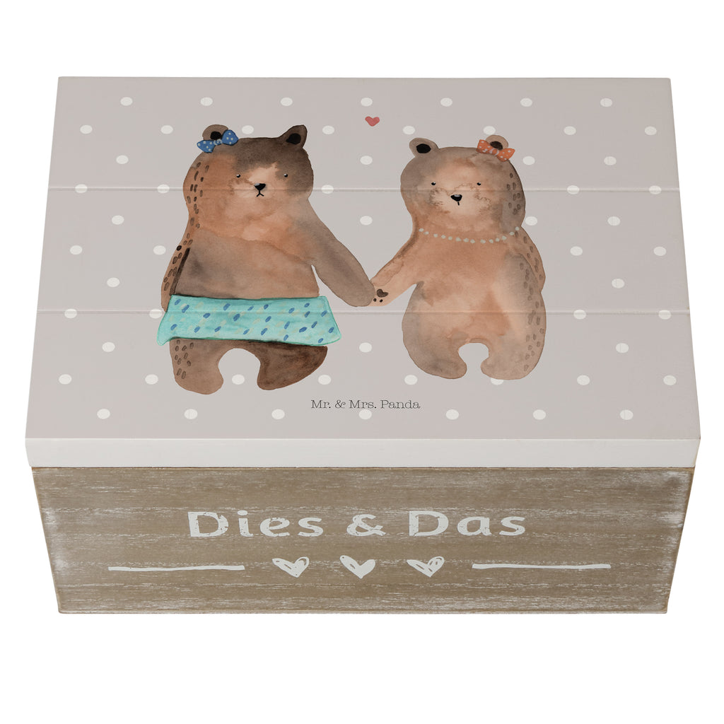 Holzkiste Bär Freundin Holzkiste, Kiste, Schatzkiste, Truhe, Schatulle, XXL, Erinnerungsbox, Erinnerungskiste, Dekokiste, Aufbewahrungsbox, Bär, Teddy, Teddybär, Bär Freundin Beste Freund Liebe Liebesbeweis Verliebt Kumpel Kumpeliene