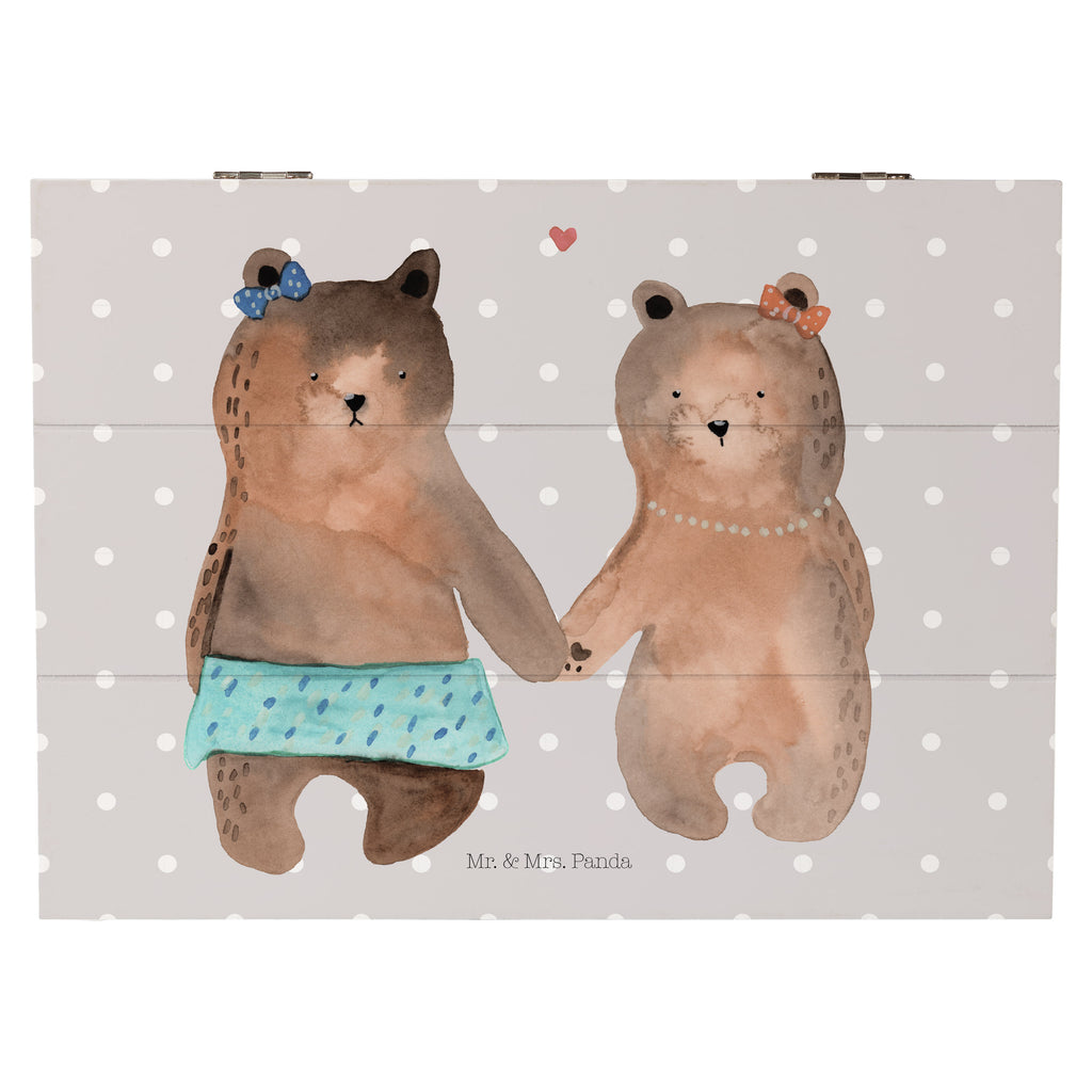 Holzkiste Bär Freundin Holzkiste, Kiste, Schatzkiste, Truhe, Schatulle, XXL, Erinnerungsbox, Erinnerungskiste, Dekokiste, Aufbewahrungsbox, Bär, Teddy, Teddybär, Bär Freundin Beste Freund Liebe Liebesbeweis Verliebt Kumpel Kumpeliene