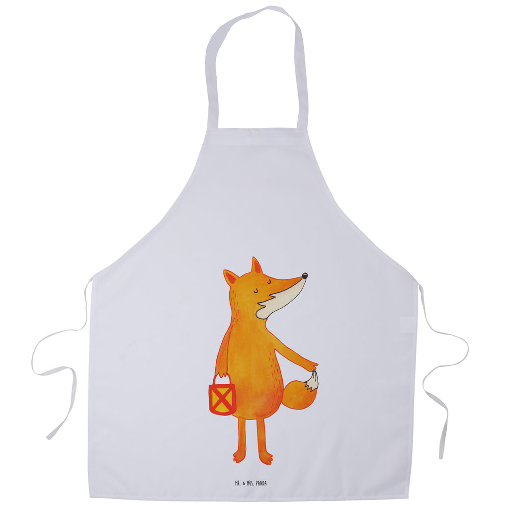 Kochschürze Fuchs Laterne Schürze, Backschürze, Küchenschürze, Grillschürze, Latzschürze, Fuchs, Füchse, Spruch trösten, Liebeskummer Spruch, Laterne, Sankt Martin, Laternenumzug, Aufmuntern, Cäsar Otto Hugo Flaischlen