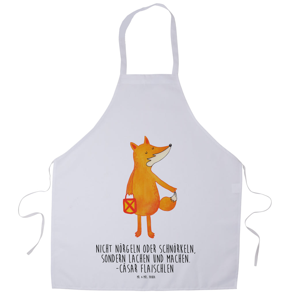 Kochschürze Fuchs Laterne Schürze, Backschürze, Küchenschürze, Grillschürze, Latzschürze, Fuchs, Füchse, Spruch trösten, Liebeskummer Spruch, Laterne, Sankt Martin, Laternenumzug, Aufmuntern, Cäsar Otto Hugo Flaischlen