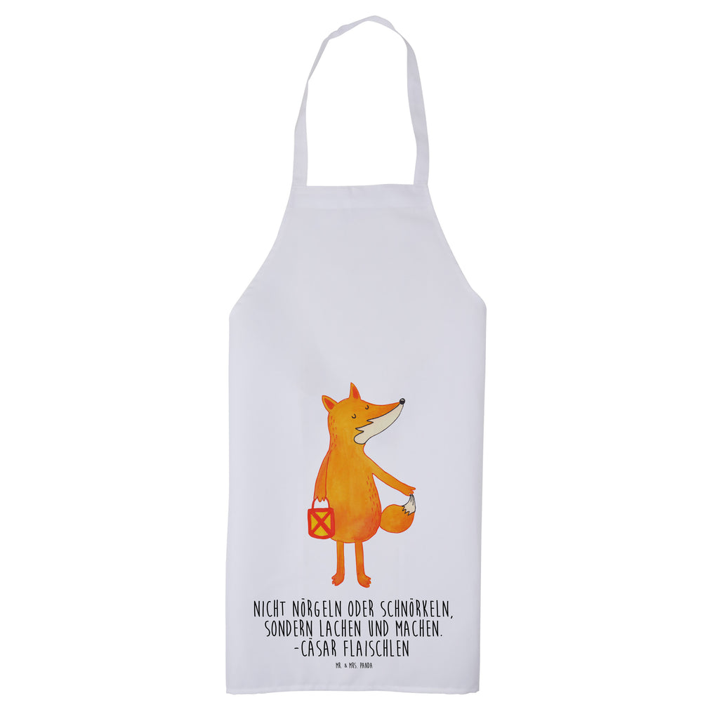 Kochschürze Fuchs Laterne Schürze, Backschürze, Küchenschürze, Grillschürze, Latzschürze, Fuchs, Füchse, Spruch trösten, Liebeskummer Spruch, Laterne, Sankt Martin, Laternenumzug, Aufmuntern, Cäsar Otto Hugo Flaischlen