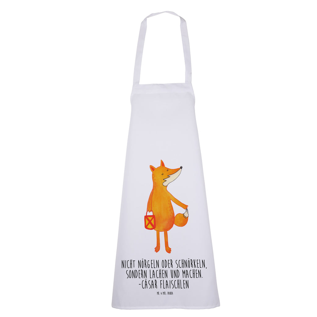 Kochschürze Fuchs Laterne Schürze, Backschürze, Küchenschürze, Grillschürze, Latzschürze, Fuchs, Füchse, Spruch trösten, Liebeskummer Spruch, Laterne, Sankt Martin, Laternenumzug, Aufmuntern, Cäsar Otto Hugo Flaischlen