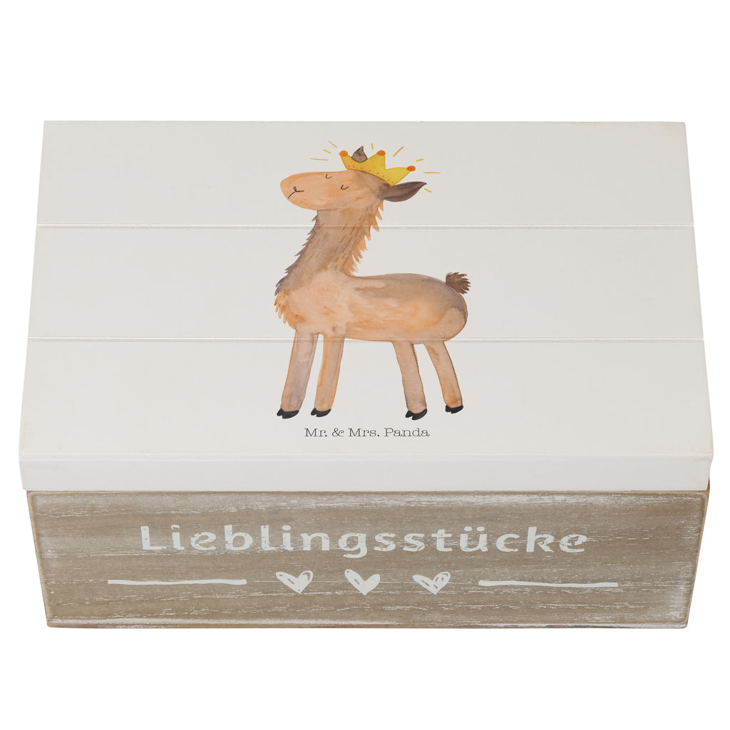 Holzkiste Lama König Holzkiste, Kiste, Schatzkiste, Truhe, Schatulle, XXL, Erinnerungsbox, Erinnerungskiste, Dekokiste, Aufbewahrungsbox, Lama, Alpaka, Lamas, König, Königin, Freundin, Mama, Papa, Büro Kollege, Kollegin, Chef, Vorgesetzter, Abi, Abitur