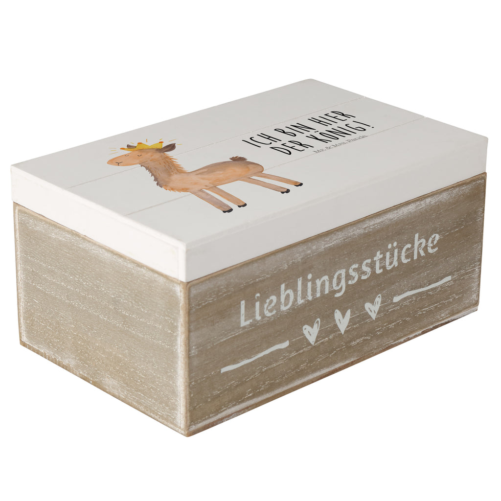 Holzkiste Lama König Holzkiste, Kiste, Schatzkiste, Truhe, Schatulle, XXL, Erinnerungsbox, Erinnerungskiste, Dekokiste, Aufbewahrungsbox, Lama, Alpaka, Lamas, König, Königin, Freundin, Mama, Papa, Büro Kollege, Kollegin, Chef, Vorgesetzter, Abi, Abitur